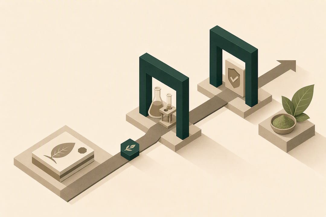Isometric batch testing verification title card